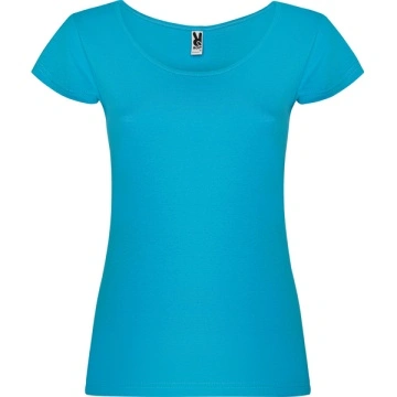 Tricou cu mânecă scurtă, decolteu rotund și pronunțat, cu garnitură lată și răsucită - Img 5