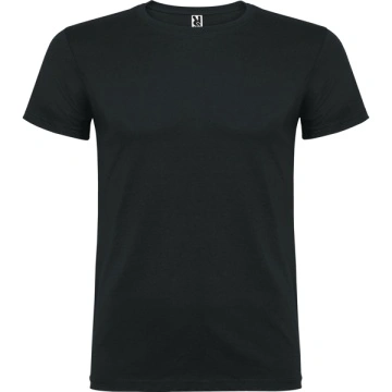 Tricou cu mânecă scurtă şi guler rotund dublu cu elastan - Img 18