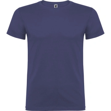 Tricou cu mânecă scurtă şi guler rotund dublu cu elastan - Img 28