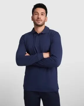 Tricou polo cu mânecă lungă din material ignifugat
