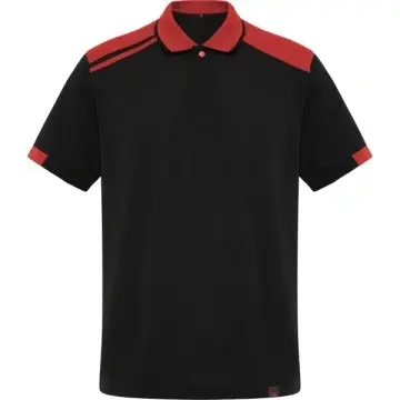 Tricou polo cu mânecă scurtă în combinație de culori - Img 2