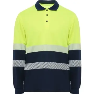 Tricou polo tehnic reflectoriant, cu mânecă lungă - Img 2