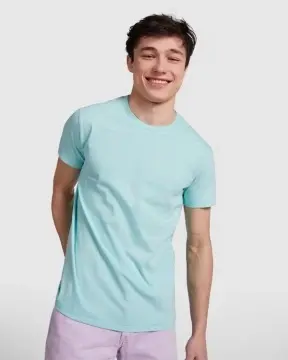 Tricou tubular cu mânecă scurtă din bumbac organic