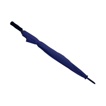Umbrelă XL cu mâner, baston și terminații negre - Img 3
