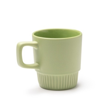Cană ceramică cu design cu bază teșită - Img 5