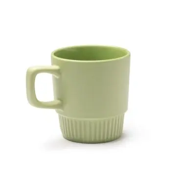 Cană ceramică cu design cu bază teșită - Img 5