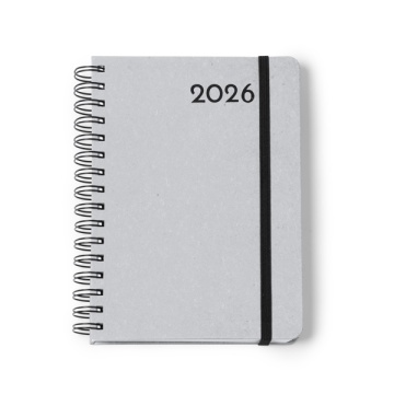 Carnet A5 cu inele, cu coperți din piele reciclată - Img 2
