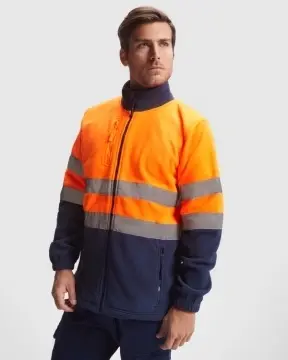 Jachetă din polar de vizibilitate ridicată