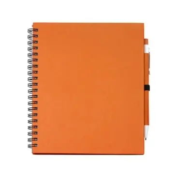 Notebook cu inel spiralat cu foi goale și suport pentru stilou - Img 5