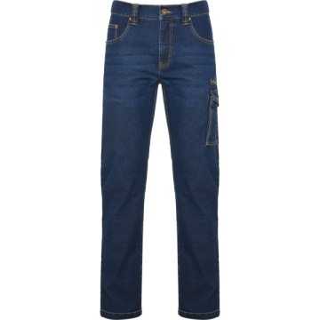 Pantaloni din denim santier cu buzunare multiple - Img 2