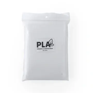 Pelerină de ploaie transparentă din material compostabil