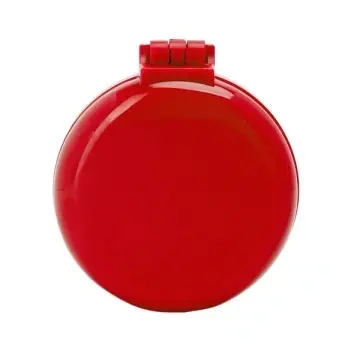 Perie pliabilă practică cu oglindă rotundă de buzunar - Img 2