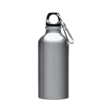 Sticlă din aluminiu cu carabină, cu o capacitate de 400 ml - Img 4