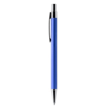 Stilou cu corp din aluminiu reciclat cromat negru mat - Img 2
