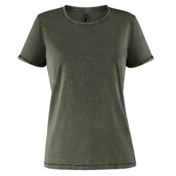 Tricou cu mânecă scurtă de damă cu efect de jeans - Img 3