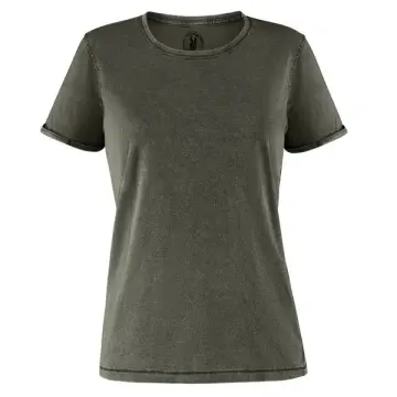 Tricou cu mânecă scurtă de damă cu efect de jeans - Img 3