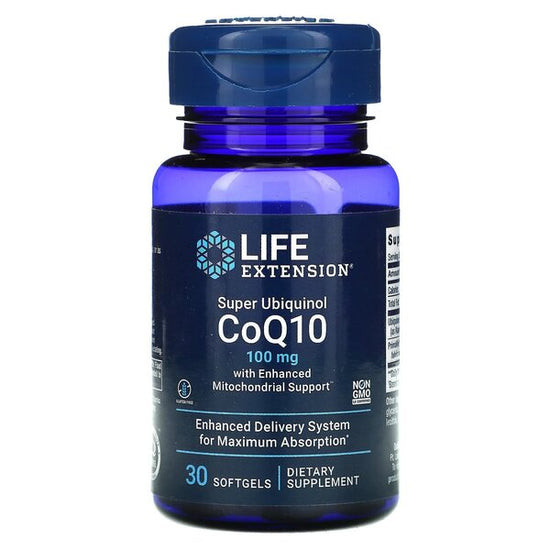 SUPER UBIQUINOL COQ10 with Enhanced Mitochondrial Support, 100 MG, 30