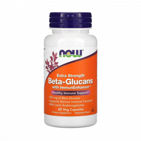 Beta-Glucans, 250 mg, with ImmunEnhancer, Now Foods, 60 capsule