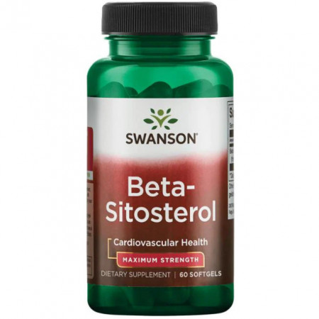 Beta Sitosterol 160 mg 60 softgels (320mg/zi) Plant Sterols (Colesterol) Swanson