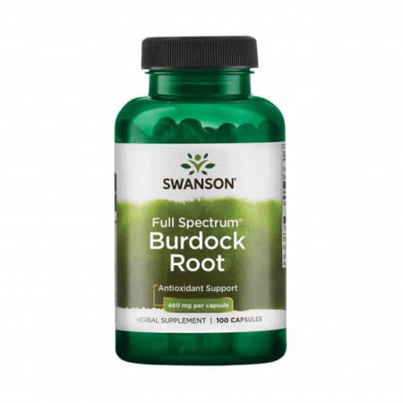 Burdock Root - Radacina de Brusture, 460 mg, Swanson, 100 capsule Chisturi Fibrom