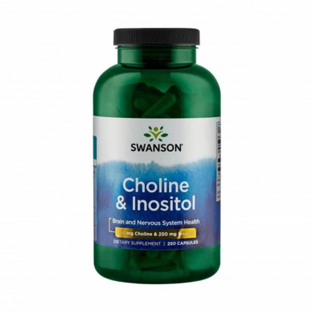Choline & Inositol, 250mg, Swanson, 250 capsule