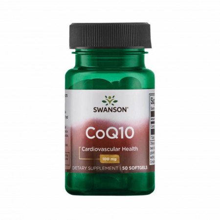 Coenzima Q10 COQ10 100 mg 50 capsule moi softgels Swanson