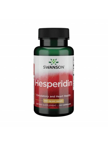 Hesperidina, (Sistemul Circulator) 500 mg, Swanson, 60 capsule SW1097