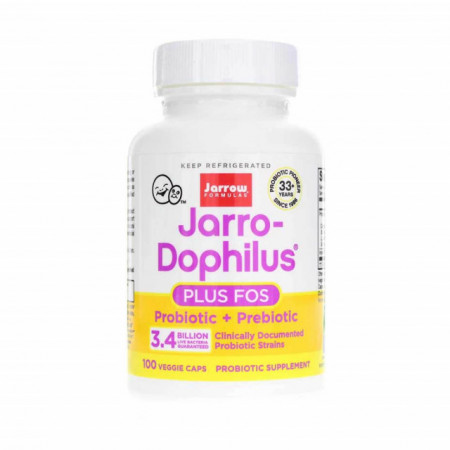 Jarro-Dophilus Plus FOS, 3.4 Billion CFU 100 capsule Jarrow Formulas