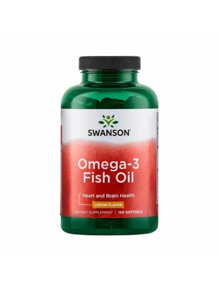 Omega-3 Fish Oil, 1000 mg, Swanson, 150 softgels Aroma de Lamaie SW1253