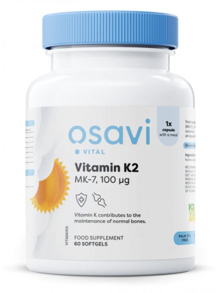 K2 MK-7 100mcg 60 caps Osavi