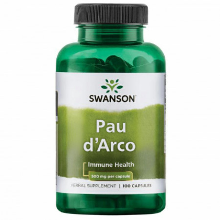 Pau d’Arco 500 mg 100 capsule Swanson Detoxifiere