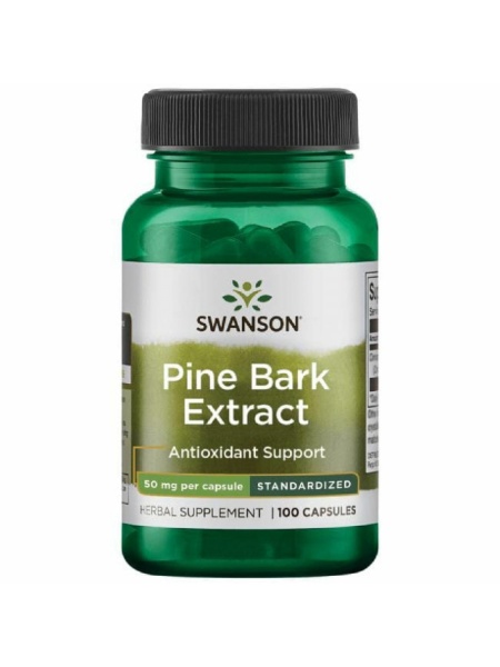 Pine Bark Extract 50 mg 100 caps Swanson SWH160