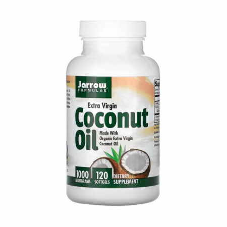 Coconut Oil Extra Virgin, 1000 mg 120 softgels Jarrow Formulas Ulei Cocos