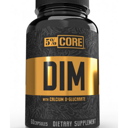 DIM COMPLEX 60 Capsule cu D-glucarat de Calciu, Broccoli Organic si Bioperina - CORE SERIES 5% NUTRITION