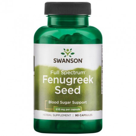 Fenugreek Seed 610 mg 90 Capsule Swanson Scinduf