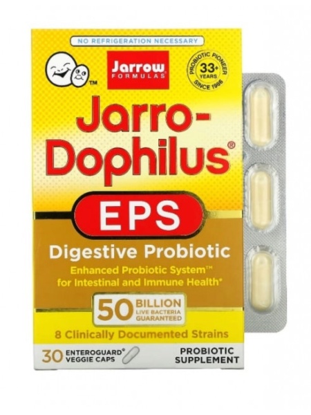 Jarro-Dophilus Probiotic EPS, 50 Billion 30 capsule Jarrow Formulas ULTRA