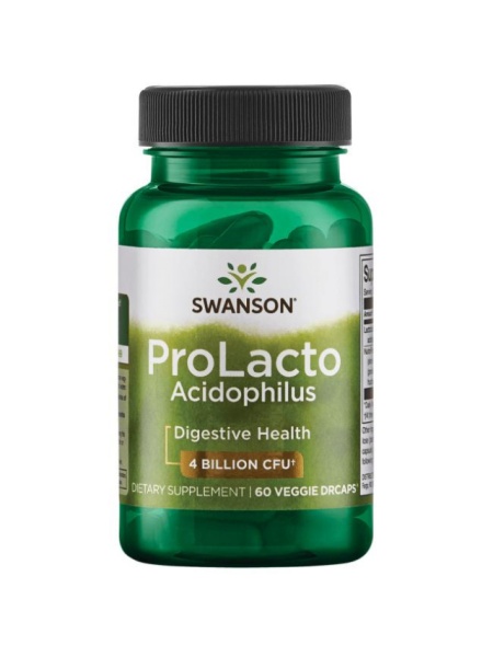 ProLacto Acidophilus 4 Billion Cfu 60 capsule, Swanson SWA001