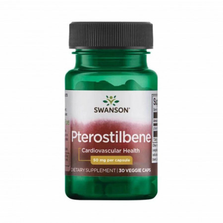 Pterostilbene, 50 mg, Swanson, 30 capsule