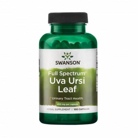 Uva Ursi Leaf (Strugurii Ursului), 450 mg, Swanson, 100 capsule