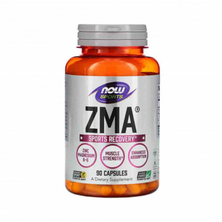 ZMA Sports Recovery 90 capsule Zinc Magneziu B6 Now Foods