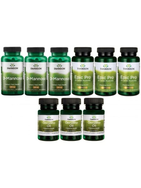 D-mannose EpicPro Oregano Salbatic Protocol Tratament Infectie Urinara Ecoli Klebsiela Cistita 3 Luni