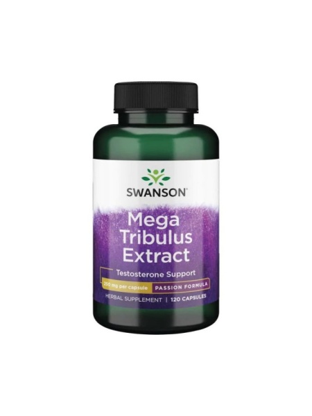 Mega Tribulus Extract Standardizat 250 mg (50 mg Saponine) 60 Capsule Coltii Babei Swanson