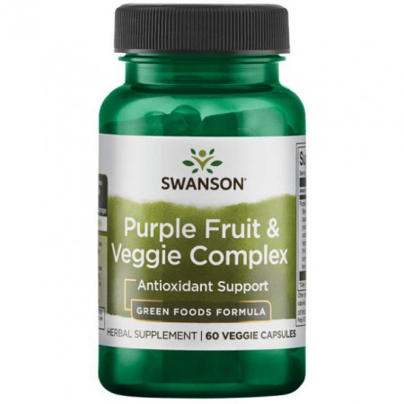 Purple Fruit & Veggie Complex 400 Mg, 60 Capsule Swanson SWR071