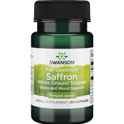 Full Spectrum Saffron (Sofran), 15 mg, Swanson, 60 capsule SW1370