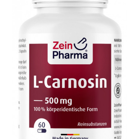L-CARNOSINE, 500mg - 60 capsule, ZEIN PHARMA L Carnozina