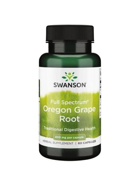 Oregon Grape Root 400mg 60 caps Full Spectrum PB Swanson