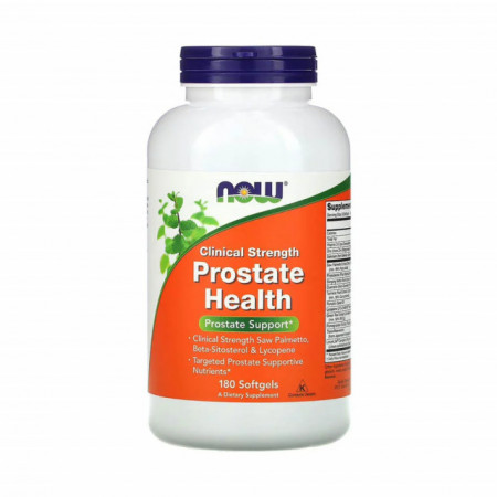 Prostate Health Clinical Strength 180 Softgels Now Foods