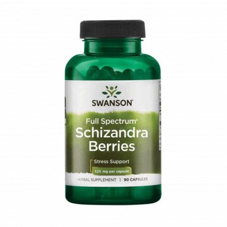 Schizandra Berries, 525 mg, Swanson, 90 capsule