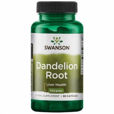 Dandelion Root - Radacina de Papadie 515 mg 60 capsule Swanson