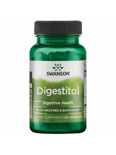 Digestitol 60 caps Enzime Digestive Swanson SWU130